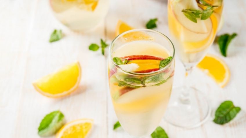 Refresca las tardes de calor con esta fabulosa y deliciosa sangría blanca