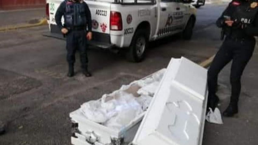 ¡De no creerse! Hallan ataúd abandonado en CDMX; Internet lanza estas teorías sobre el caso