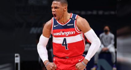 Russell Westbrook sale en ‘modo bestia’ y con una noche histórica impulsa a Wizards