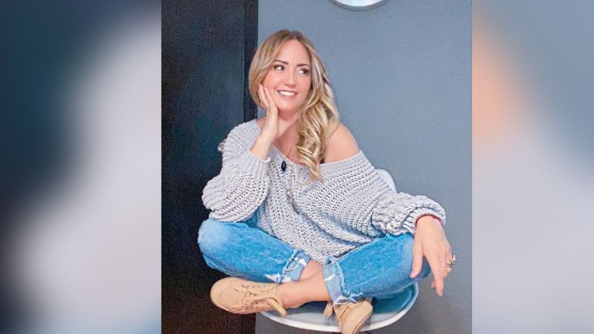 Andrea Legarreta impresiona a Televisa al posar en coqueto bañador desde el mar