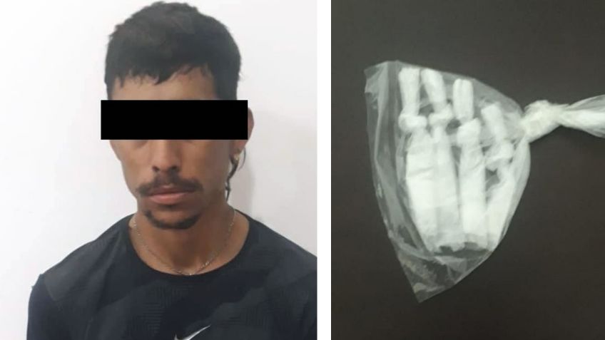Sorprenden a joven de 23 años durante venta de droga a las afueras de Ciudad Obregón