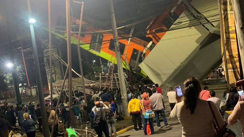 VIDEO: Así fue el terrible momento en que el Metro de la CDMX colapsó y se derrumbó