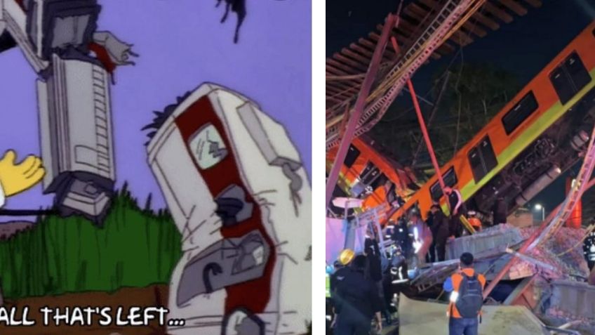 ¡Lo vuelven a hacer! 'Los Simpson' predijeron trágico accidente del Metro de la CDMX
