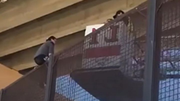 VIDEO: ¡De impacto! Mujer escala muro fronterizo para llegar a EU pese a estar embarazada