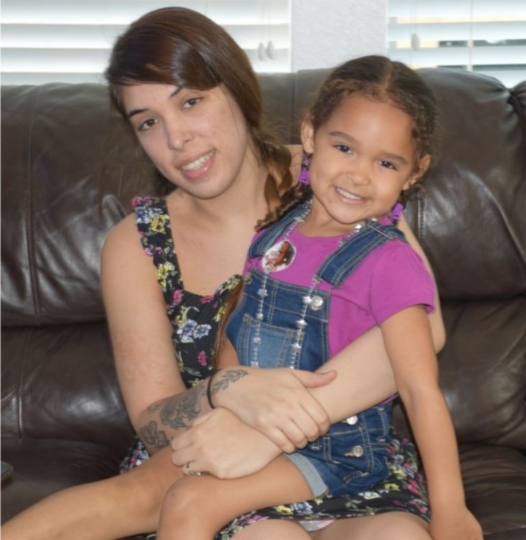 Kayling Price tenía una hija de 4 años