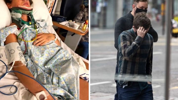 Quedó discapacitada: Amigos tiran un sofá de edificio y aplasta a Edita; sobrevivió