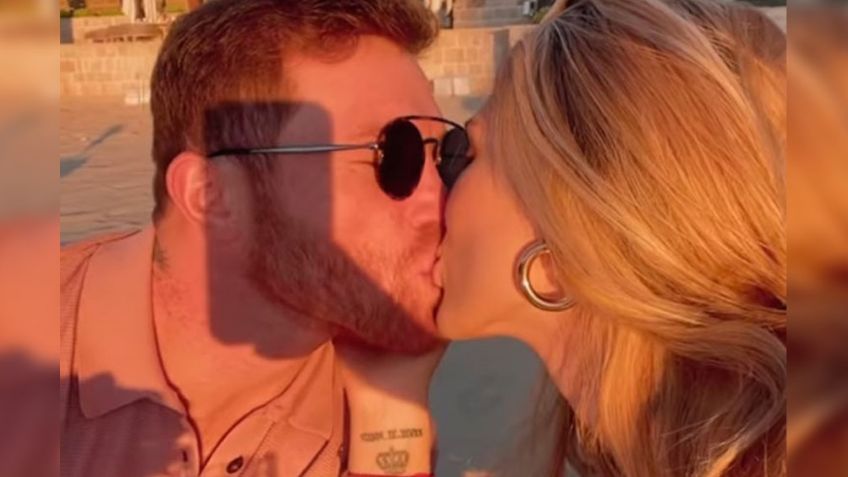 En su luna de miel, 'Canelo' Álvarez hace esto con Fernanda Gómez "para que amarre"
