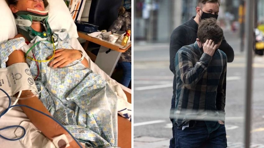 Quedó discapacitada: Amigos tiran un sofá de edificio y aplasta a Edita; sobrevivió