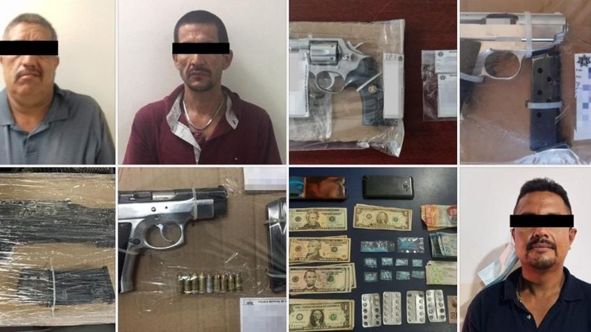 Golpe a la delincuencia en Cajeme: Detienen a 48 personas y aseguran 11 armas de fuego