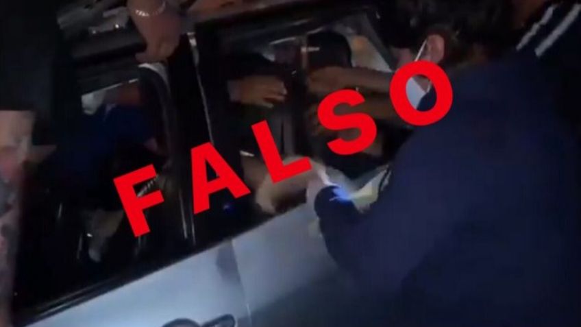 Detectan que el VIDEO del rescate a automovilistas tras caída del Metro pertenece a otro siniestro
