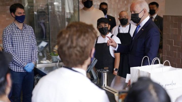 FOTOS: Al puro estilo mexicano, Joe Biden celebra el 5 de mayo en restaurante de tacos