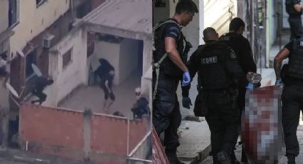 FUERTE VIDEO: Policía irrumpe en favela y ataca a tiros a sicarios; van 25 muertos tras masacre