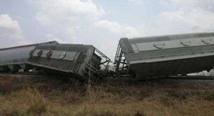 (FOTOS) Se reporta nuevo accidente ferroviario: Tren 'La Bestia' se descarrila en Veracruz