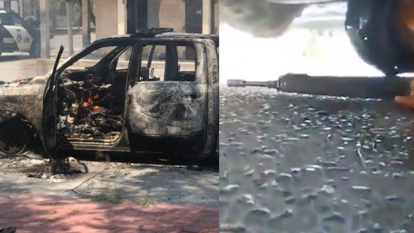 FUERTE VIDEO: Sicarios emboscan a la GN y ejecutan a agente; así fue el brutal enfrentamiento