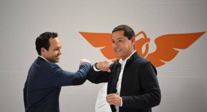 VIDEO: Exhiben a candidato de MC a gubernatura de Campeche manoseando a compañera durante mitin