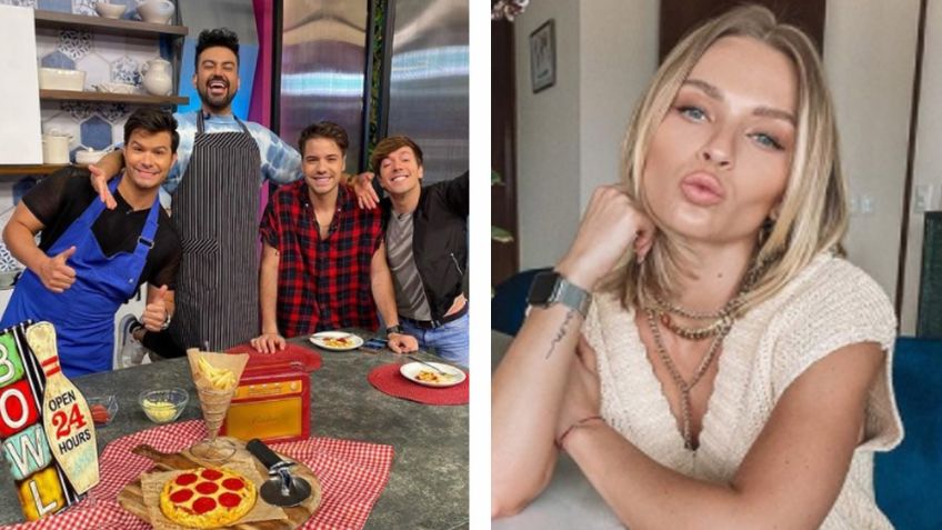 ¡Tiembla Gabriel Soto! Conductor de TV Azteca se le declara a Irina Baeva en vivo: "Estoy enamorado"