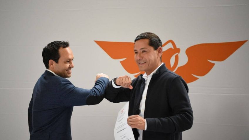 VIDEO: Exhiben a candidato de MC a gubernatura de Campeche manoseando a compañera durante mitin