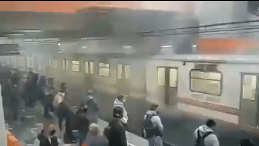 VIDEO: Reportan presencia de humo en estación de la Línea A del Metro de la CDMX