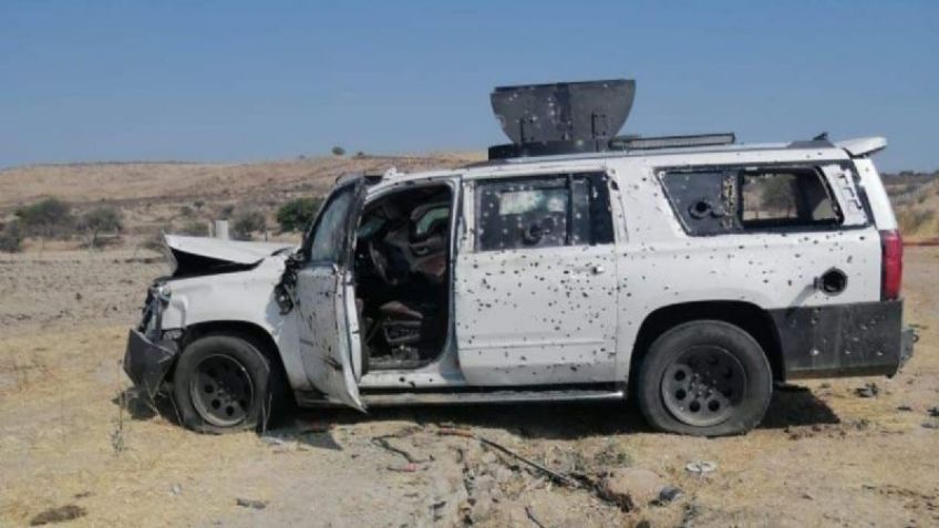 Jalisco: Enfrentamiento armado deja un muerto, 9 vehículos baleados y una finca incendiada