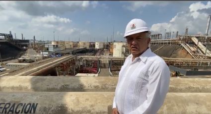 AMLO anuncia producción de gasolina en refinería de Minatitlán tras haber sufrido incendio