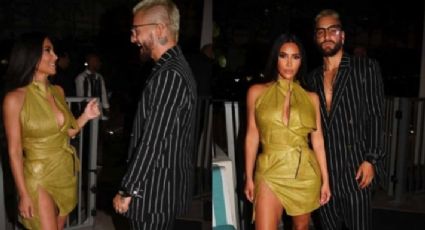 Kim Kardashian y Maluma presumen fotos juntos y desatan rumores sobre noviazgo