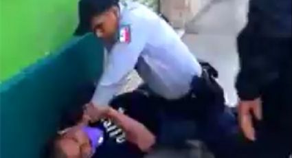 VIDEO: Policía somete y golpea brutalmente a detenido; investigan abuso de autoridad