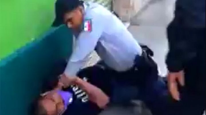 VIDEO: Policía somete y golpea brutalmente a detenido; investigan abuso de autoridad