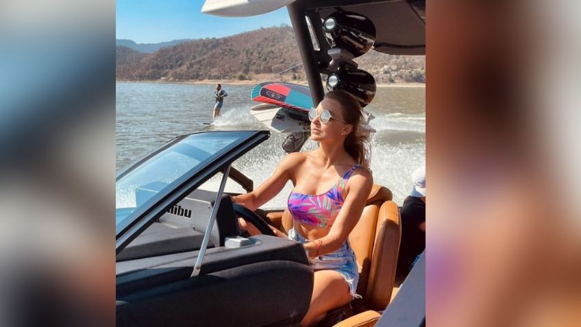 Angelique Boyer se va de Televisa y presume coqueto traje de baño desde el mar