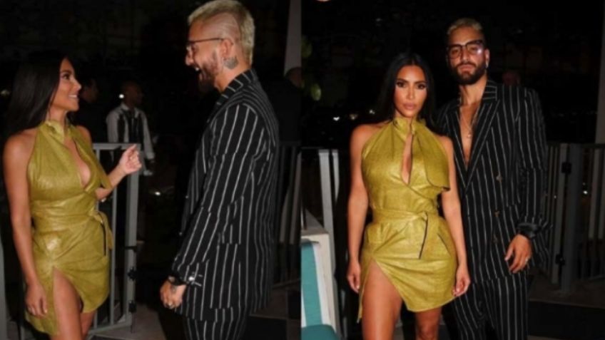 Kim Kardashian y Maluma presumen fotos juntos y desatan rumores sobre noviazgo