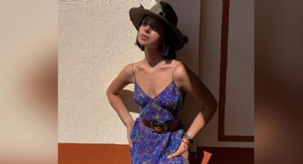 Ángela Aguilar se roba hasta los corazones en Instagram con entallado 'outfit'