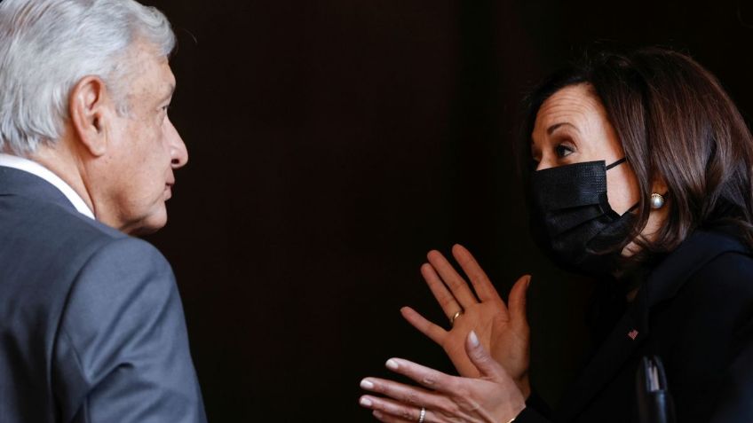 Kamala Harris pide a AMLO 'dejar en paz' a la prensa y a las ONG´s: "Me preocupa"