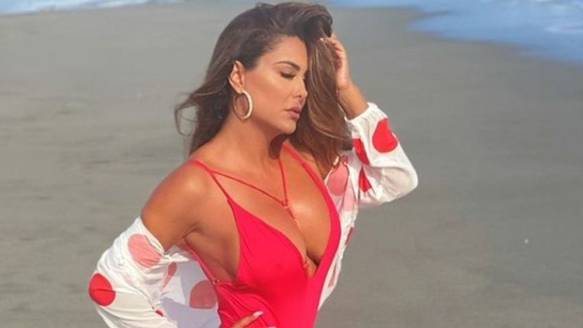 Ninel Conde deja sin aliento a todo Instagram con infartante bañador en la playa: "Dios santo"