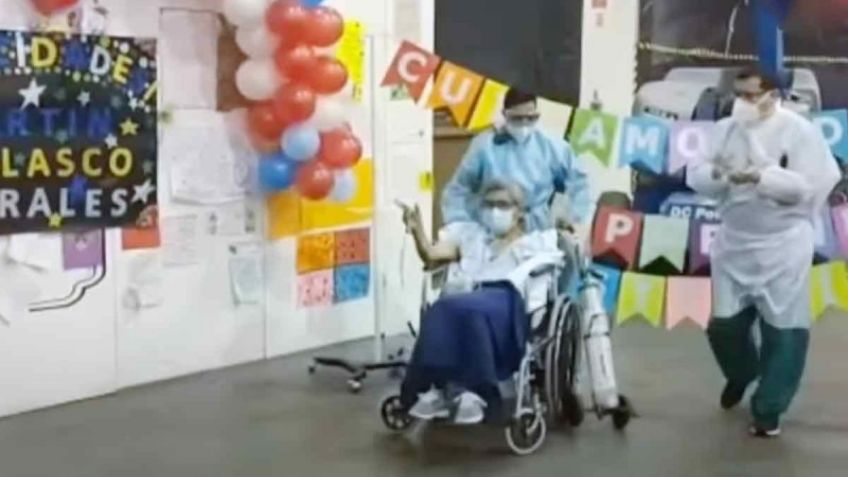 Él es Martín, el último paciente atendido en el centro Covid-19 Citibanamex; ¿acabó la pandemia?