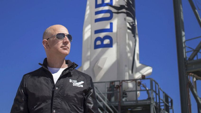 Subastan boleto para viajar con Jeff Bezos y su hermano al espacio en 28mdd