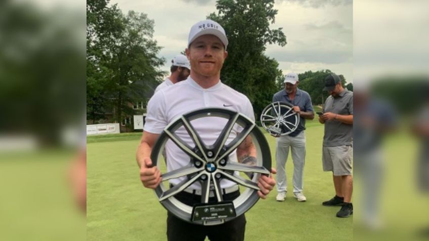 El triunfo del 'Canelo' Álvarez también está fuera del ring: Se convierte en campeón del golf