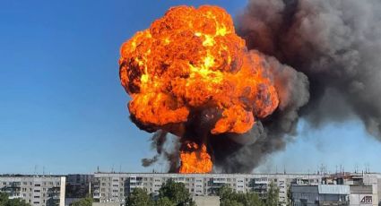 VIDEO: Así se vivió la fuerte explosión en una gasolinera de Siberia que dejó 33 heridos