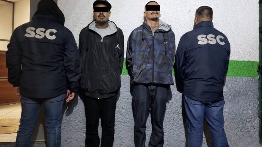 Elementos policiales de la CDMX detienen a 2 delincuentes buscados por asesinato en EU