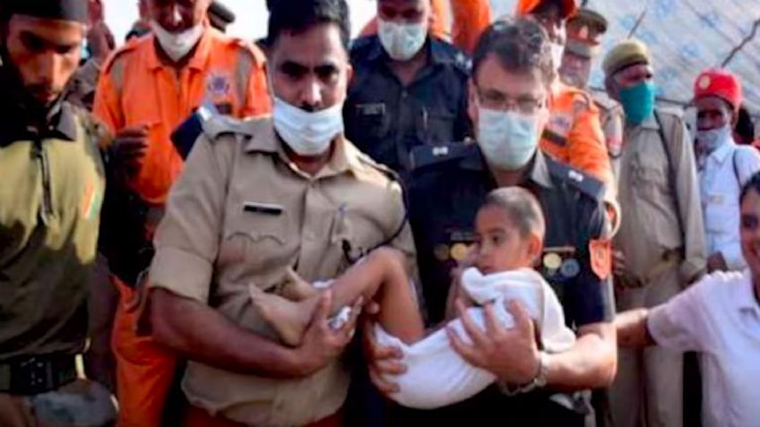 VIDEO: Así se vivió el rescate de un niño de 4 años que cayó a un pozo de 55 metros