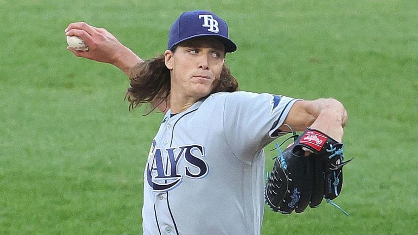 Malas noticias en Tampa; el estelar Tyler Glasnow se lesiona su brazo de lanzar