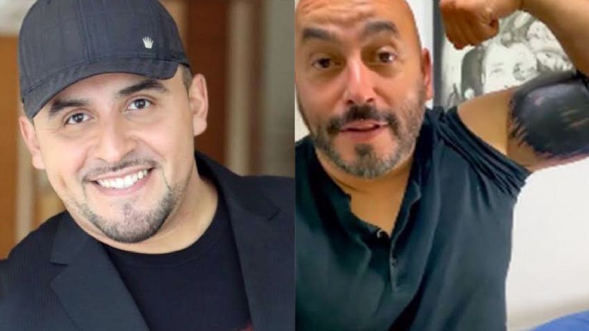 Juan Rivera se burla del tatuaje con el que Lupillo borró a Belinda: "No hay gente más pen... "