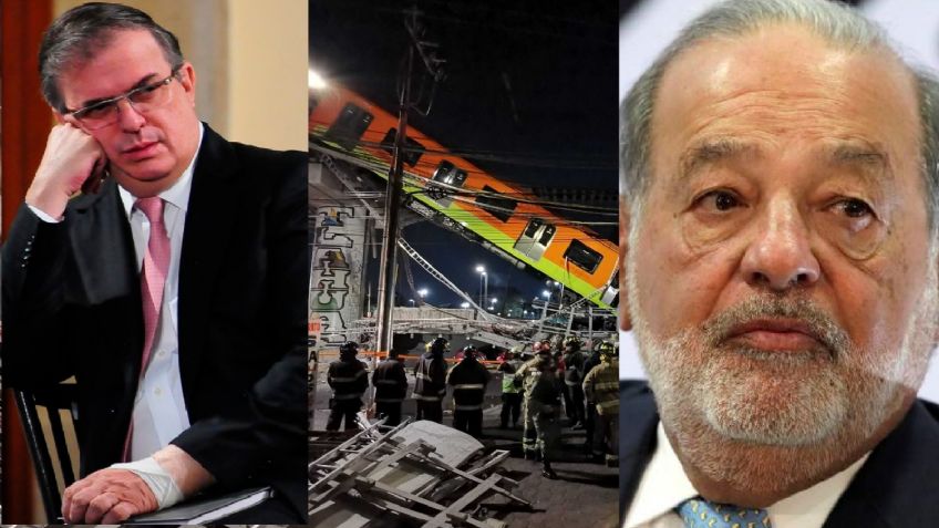 ¿Serían Ebrard y Slim los culpables? Gobierno CDMX presenta peritaje por derrumbe de Línea 12