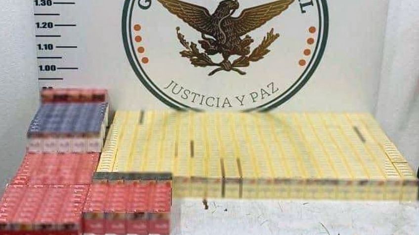 Guardia Nacional incauta 778 cajetillas de cigarros ilegales en el aeropuerto de Hermosillo