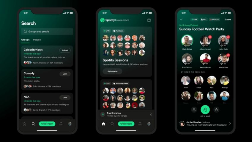 Spotify compite con Clubhouse: Lanza nueva aplicación de salas de audio en vivo