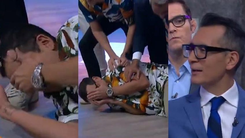 VIDEO: Sergio Sepúlveda golpea al 'Capi' Pérez en vivo en TV Azteca y le lanza fuerte amenaza