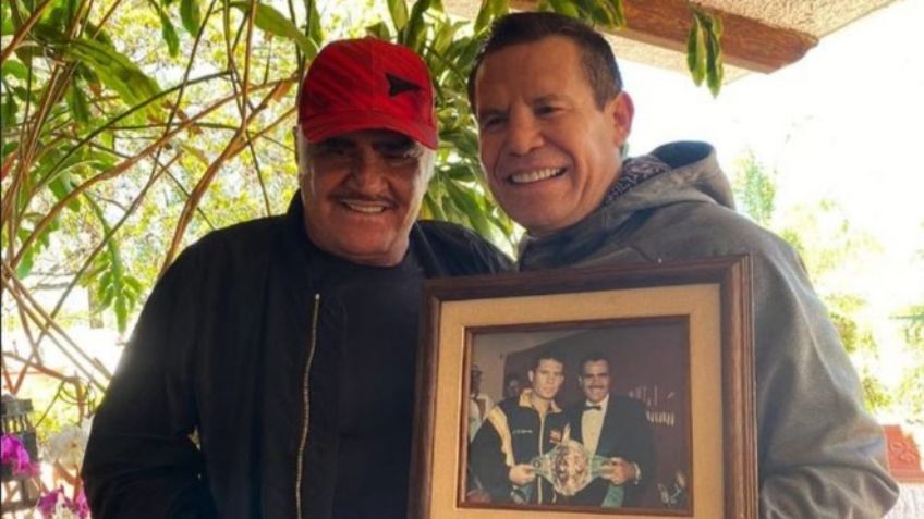 Duro golpe a 'Canelo' Álvarez: Vicente Fernández revela esto a Julio César Chávez
