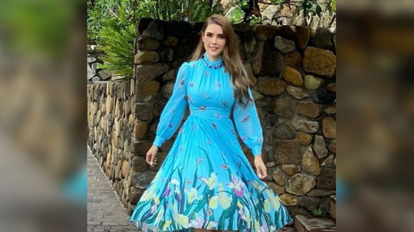 ¡Qué primaveral! Marlene Favela modela en FOTOS junto a la piscina con enloquecedor atuendo