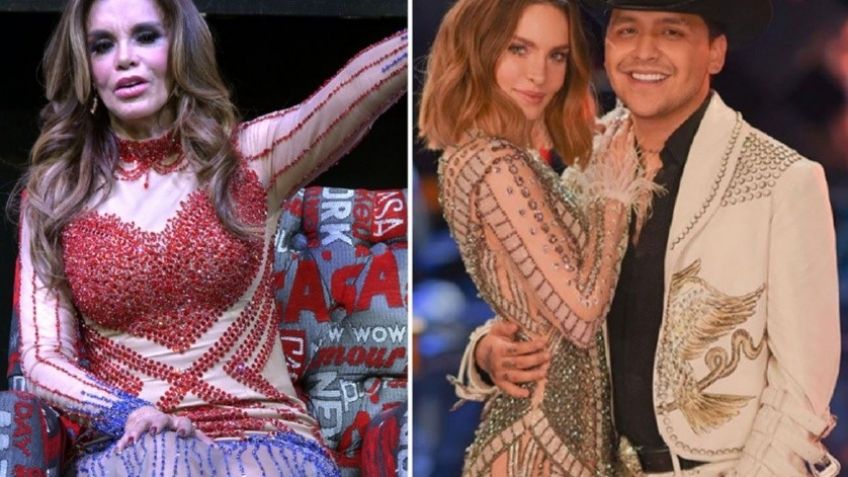 Lucía Méndez 'ruega' a Belinda para que la invite a su boda con Christian Nodal: "No seas gacha"