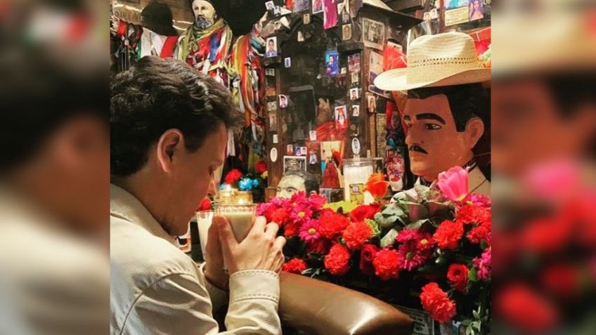 Así luce Pedro Fernández al pasar de 'La niña de la mochila azul' a 'Malverde: El Santo Patrón'