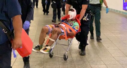 Brutal ataque: Acuchillan en la cabeza a un hombre que esperaba en una estación del metro