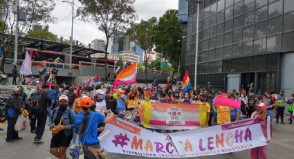 IMÁGENES: Así fue la primera 'Marcha Lencha' en la CDMX; lesbianas exigen un alto a la violencia